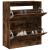 Pantofar, stejar fumuriu, 80x34x96,5 cm, lemn compozit GartenMobel Dekor