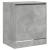 Pantofar, gri beton, 60x42x69 cm, lemn compozit GartenMobel Dekor