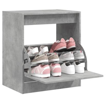 Pantofar, gri beton, 60x42x69 cm, lemn compozit GartenMobel Dekor