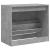 Pantofar, gri beton, 80x42x69 cm, lemn prelucrat GartenMobel Dekor