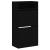 Pantofar, negru, 60x34x116 cm, lemn compozit GartenMobel Dekor