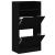 Pantofar, negru, 60x34x116 cm, lemn compozit GartenMobel Dekor