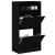 Pantofar, negru, 60x34x116 cm, lemn compozit GartenMobel Dekor