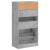 Pantofar, gri beton, 60x34x116 cm, lemn compozit GartenMobel Dekor