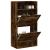 Pantofar, stejar fumuriu, 60x34x116 cm, lemn compozit GartenMobel Dekor