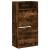 Pantofar, stejar fumuriu, 60x34x116 cm, lemn compozit GartenMobel Dekor
