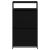 Pantofar, negru, 60x34x112 cm, lemn compozit GartenMobel Dekor