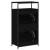 Pantofar, negru, 60x34x112 cm, lemn compozit GartenMobel Dekor