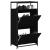 Pantofar, negru, 60x34x112 cm, lemn compozit GartenMobel Dekor