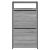Pantofar, gri sonoma, 60x34x112 cm, lemn prelucrat GartenMobel Dekor