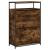 Pantofar, stejar fumuriu, 75x34x112 cm, lemn compozit GartenMobel Dekor