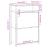 Pantofar, stejar fumuriu, 75x34x112 cm, lemn compozit GartenMobel Dekor