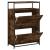 Pantofar, stejar fumuriu, 75x34x112 cm, lemn compozit GartenMobel Dekor