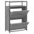 Pantofar, gri sonoma, 75x34x112 cm, lemn prelucrat GartenMobel Dekor