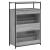 Pantofar, gri sonoma, 75x34x112 cm, lemn prelucrat GartenMobel Dekor