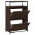 Pantofar, stejar maro, 75x34x112 cm, lemn compozit GartenMobel Dekor