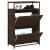 Pantofar, stejar maro, 75x34x112 cm, lemn compozit GartenMobel Dekor