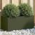 Jardinieră, verde măsliniu, 62x30x29 cm, oțel laminat la rece GartenMobel Dekor