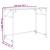 Birou negru 100x45x76cm lemn compozit/oțel vopsit electrostatic GartenMobel Dekor
