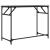 Birou negru 100x45x76cm lemn compozit/oțel vopsit electrostatic GartenMobel Dekor