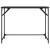 Birou negru 100x45x76cm lemn compozit/oțel vopsit electrostatic GartenMobel Dekor