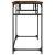 Birou stejar sonoma 100x45x76 cm lemn/oțel vopsit electrostatic GartenMobel Dekor