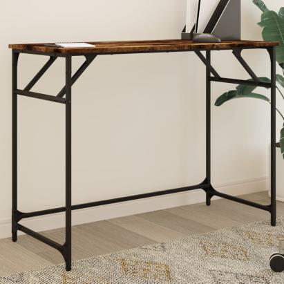 Birou stejar sonoma 100x45x76 cm lemn/oțel vopsit electrostatic GartenMobel Dekor