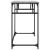 Birou gri sonoma 100x45x76 cm lemn/oțel vopsit electrostatic GartenMobel Dekor