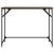Birou stejar maro 100x45x76 cm lemn/oțel vopsit electrostatic GartenMobel Dekor