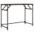 Birou stejar maro 100x45x76 cm lemn/oțel vopsit electrostatic GartenMobel Dekor