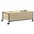 Măsuță cafea cu roți stejar sonoma 91x55x34 cm lemn prelucrat GartenMobel Dekor