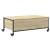 Măsuță cafea cu roți stejar sonoma 91x55x34 cm lemn prelucrat GartenMobel Dekor