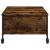 Măsuță cafea cu roți stejar fumuriu 91x55x34 cm lemn prelucrat GartenMobel Dekor
