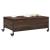 Măsuță cafea cu roți stejar maro 91x55x34 cm lemn prelucrat GartenMobel Dekor