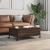 Măsuță cafea cu roți stejar maro 91x55x34 cm lemn prelucrat GartenMobel Dekor