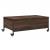 Măsuță cafea cu roți stejar maro 91x55x34 cm lemn prelucrat GartenMobel Dekor