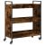 Cărucior de bucătărie stejar fumuriu 70x30x82 cm lemn prelucrat GartenMobel Dekor