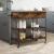 Cărucior de bucătărie stejar fumuriu 105x42x95cm lemn prelucrat GartenMobel Dekor