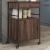 Cărucior de bucătărie, stejar maro 56x43x89,5 cm lemn prelucrat GartenMobel Dekor