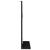 Oglindă baie cu raft negru 50x12x60 cm lemn prelucrat GartenMobel Dekor