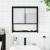 Dulap baie cu oglindă negru 60x16x60 cm lemn compozit GartenMobel Dekor