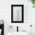 Dulap baie cu oglindă negru 42x12x60 cm lemn compozit GartenMobel Dekor