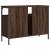 Dulap chiuvetă de baie, stejar maro, 80x30x60 cm lemn prelucrat GartenMobel Dekor