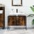 Dulap chiuveta de baie stejar fumuriu 80x33x60 cm lemn compozit GartenMobel Dekor