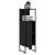 Dulap de baie, negru, 33x33x120,5 cm, lemn prelucrat GartenMobel Dekor