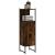 Dulap de baie, stejar afumat, 33x33x120,5 cm, lemn prelucrat GartenMobel Dekor