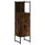 Dulap de baie, stejar afumat, 33x33x120,5 cm, lemn prelucrat GartenMobel Dekor