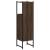 Dulap de baie, stejar maro, 33x33x120,5 cm, lemn prelucrat GartenMobel Dekor
