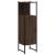 Dulap de baie, stejar maro, 33x33x120,5 cm, lemn prelucrat GartenMobel Dekor