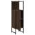 Dulap de baie, stejar maro, 33x33x120,5 cm, lemn prelucrat GartenMobel Dekor